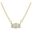 Cutie CZ Design Silver Necklace SPE-4949